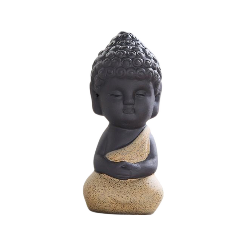 Whimsical Black Buddha