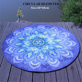 Round Exercise Yoga Mat Meditation Pad