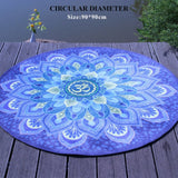 Round Exercise Yoga Mat Meditation Pad