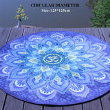 Round Exercise Yoga Mat Meditation Pad