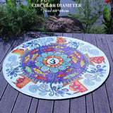 Round Exercise Yoga Mat Meditation Pad