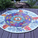 Round Exercise Yoga Mat Meditation Pad