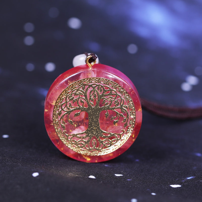 Tree Of Life Energy Orgonite Necklace