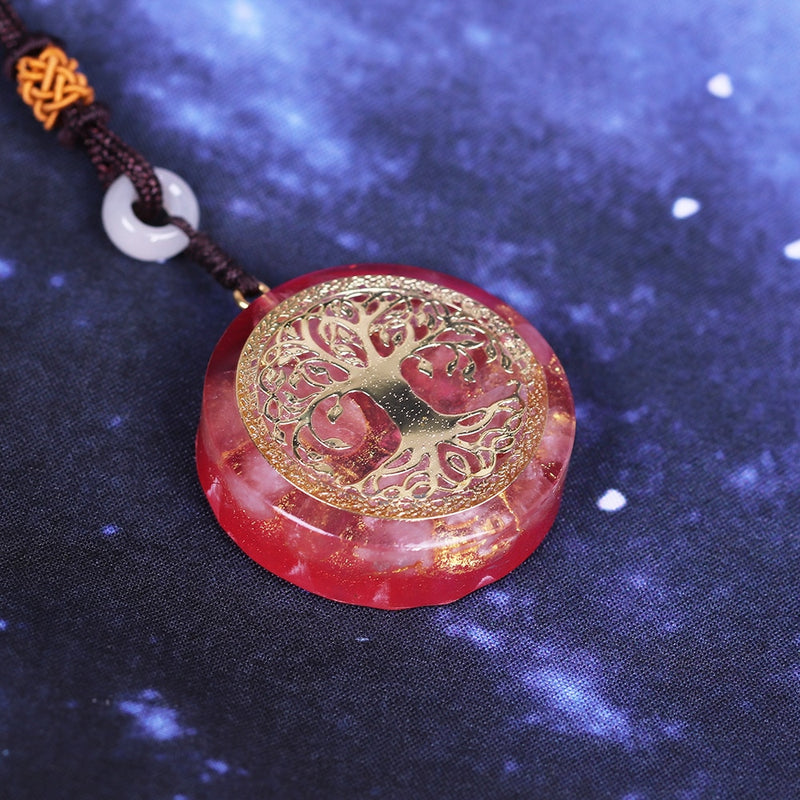 Tree Of Life Energy Orgonite Necklace