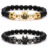 King crown charm bracelet