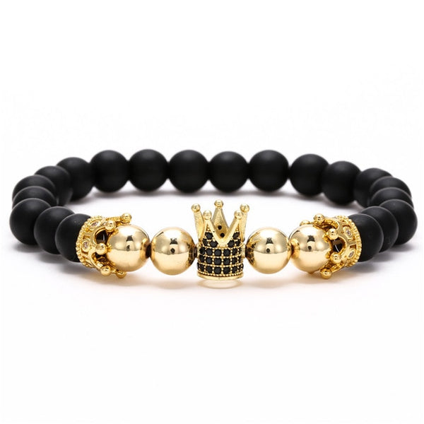 King crown charm bracelet