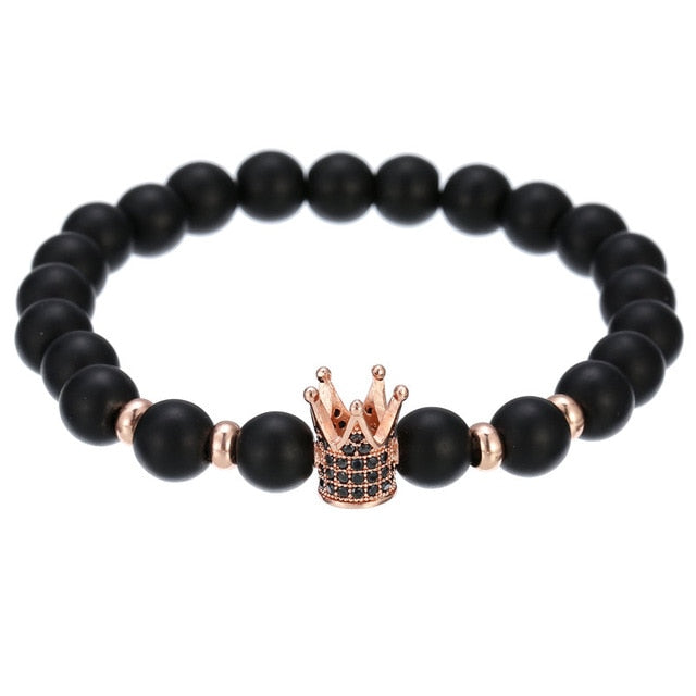 King crown charm bracelet