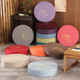 Round Linen Padded Meditation Seat Cushion