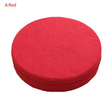 Round Linen Padded Meditation Seat Cushion