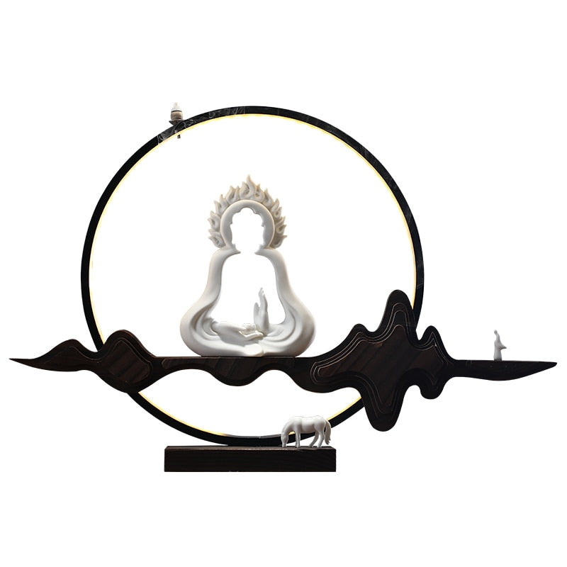 Hollow Buddha Incense Burner