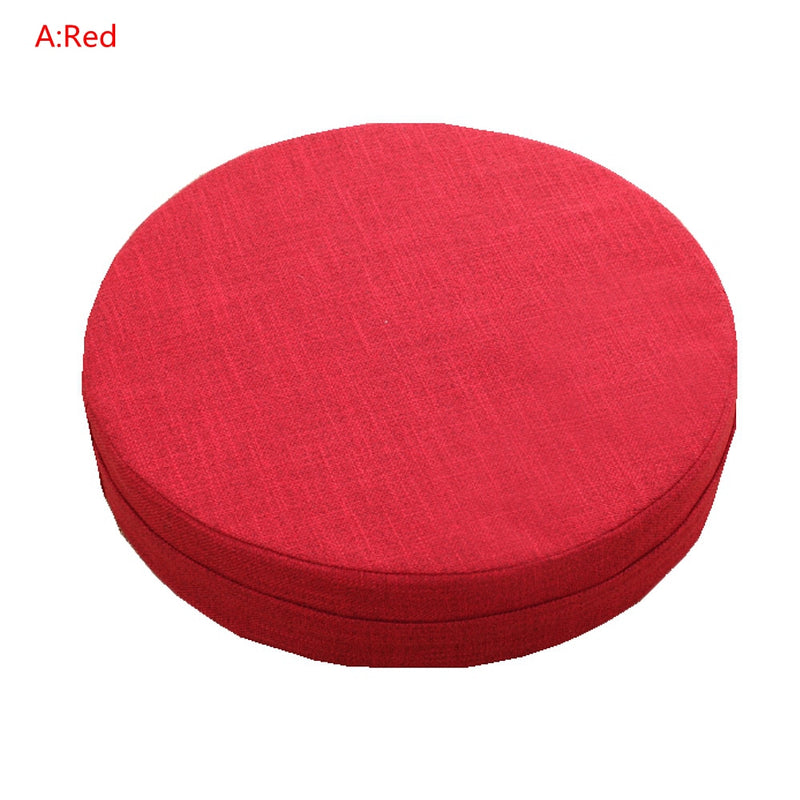 Round Linen Padded Meditation Seat Cushion