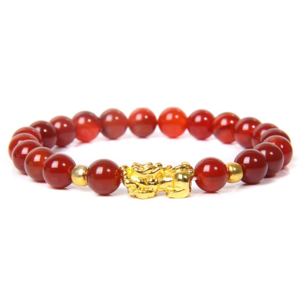 Feng Shui Tiger Eye Stone Charm Bracelet