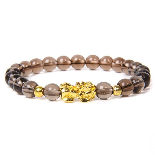 Feng Shui Tiger Eye Stone Charm Bracelet