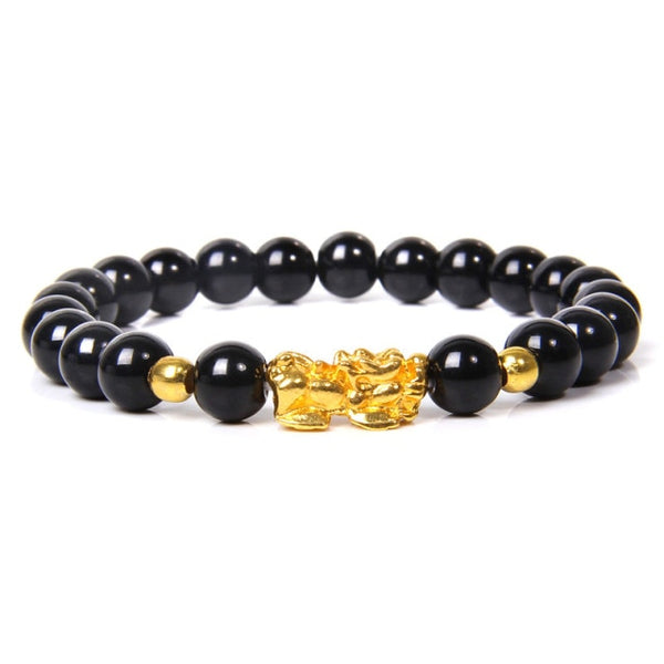 Feng Shui Tiger Eye Stone Charm Bracelet