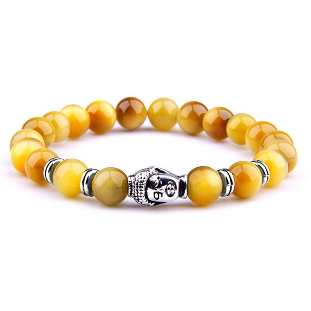 Tiger Eye Stone Beads Bracelet