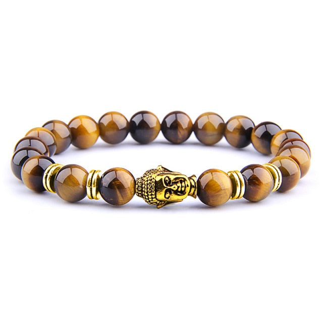 Tiger Eye Stone Beads Bracelet