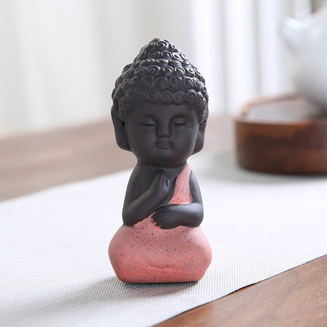 Whimsical Black Buddha