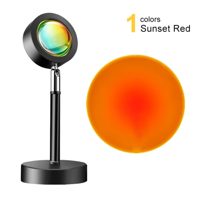 LED Sunset Projection Lamp