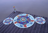 Round Exercise Yoga Mat Meditation Pad