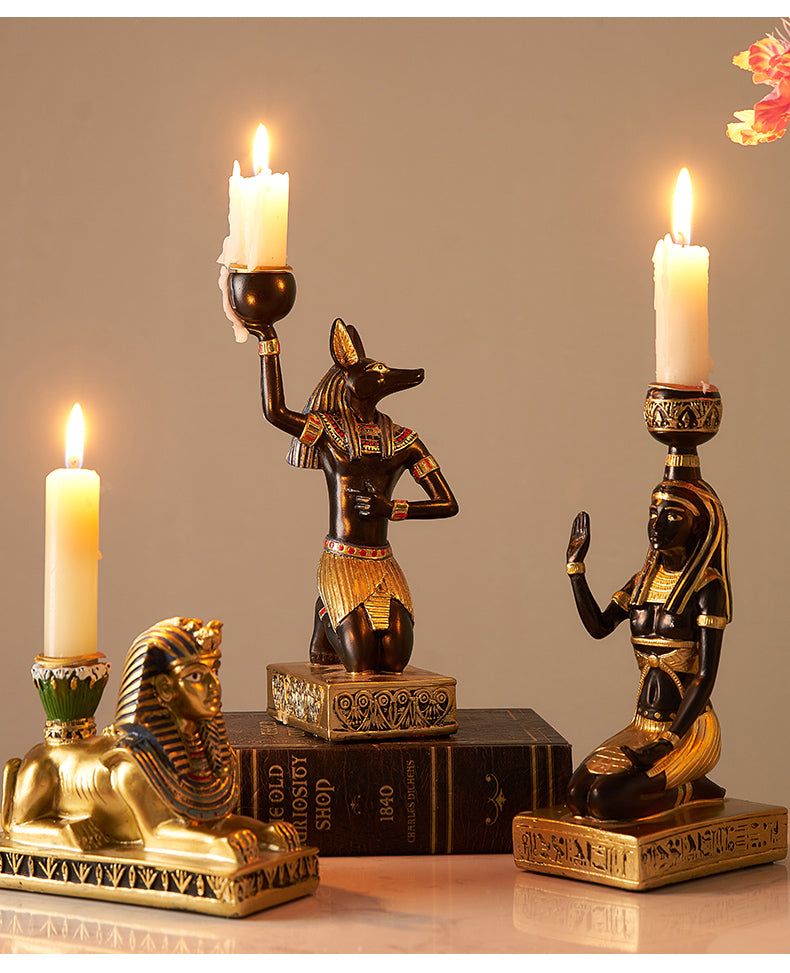 Ancient Egyptian Candle Holders