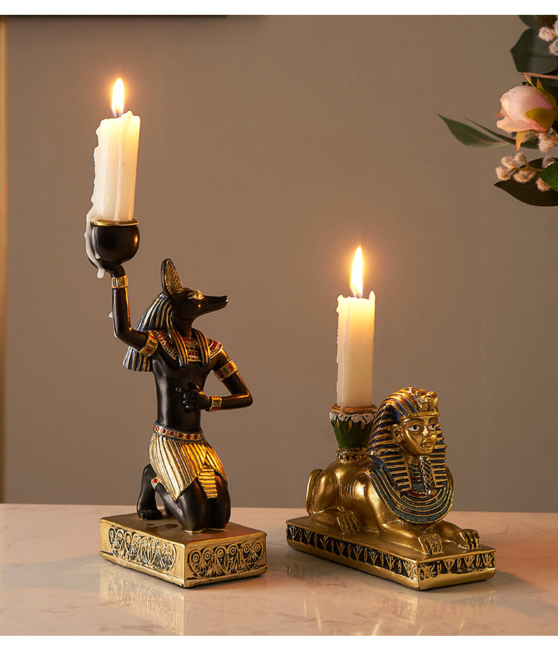 Ancient Egyptian Candle Holders