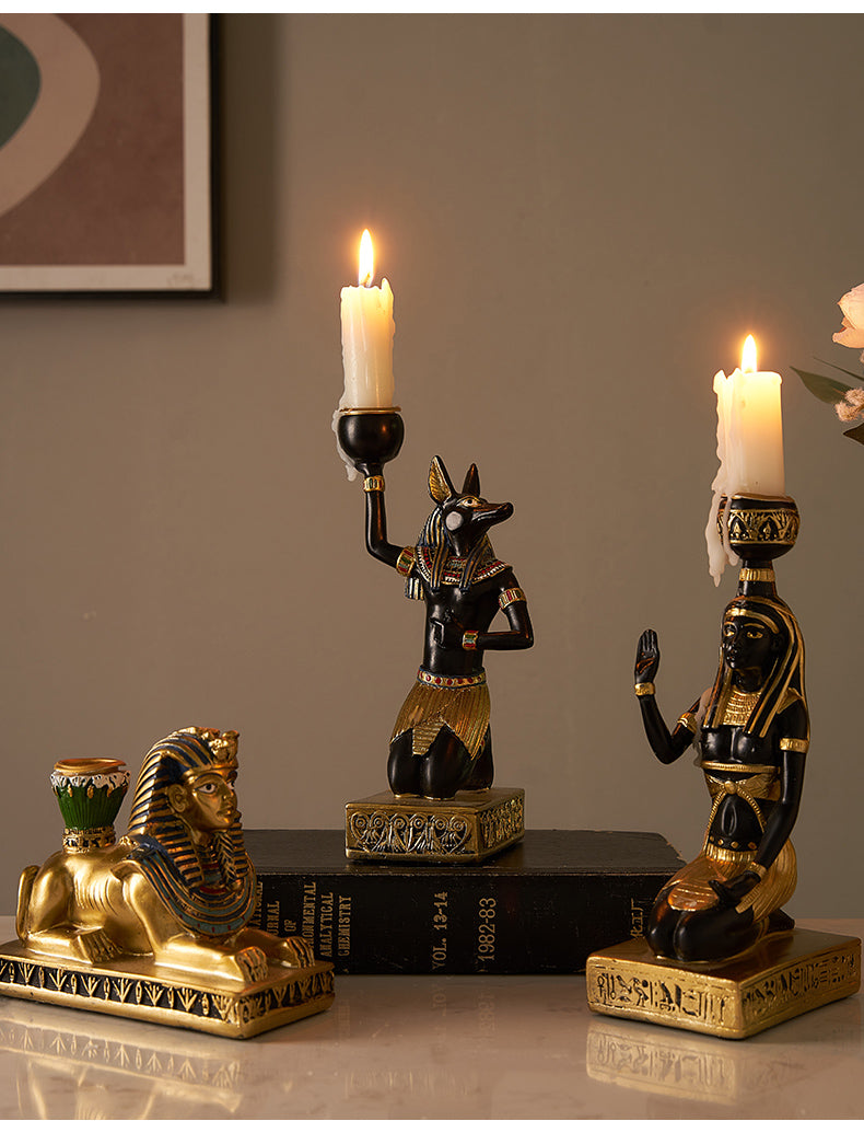 Ancient Egyptian Candle Holders