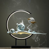 Wave & Cloud Incense Burner