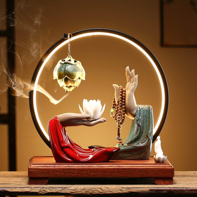 The Lotus & Pineal 2 Incense Burner Holder