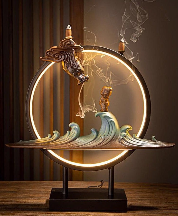 Dragon & The Baby Incense Burner Holder