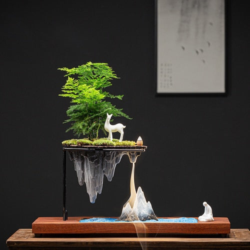 Levitating Mountain Incense Burner