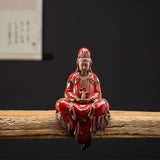 Red Buddha Incense Burner