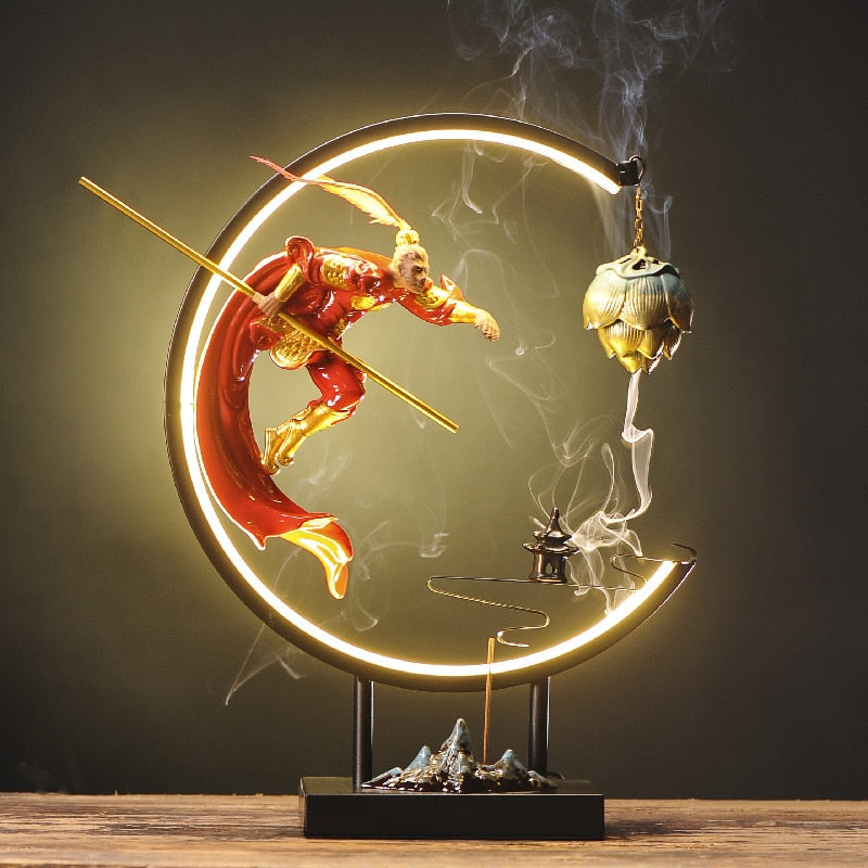 Airborne Monkey King Incense Burner