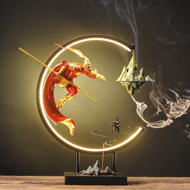 Airborne Monkey King Incense Burner