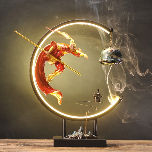 Airborne Monkey King Incense Burner